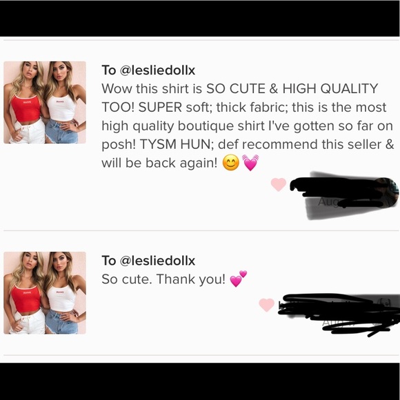 Red ‘Honey’ Cami Tank Top - Picture 7 of 7